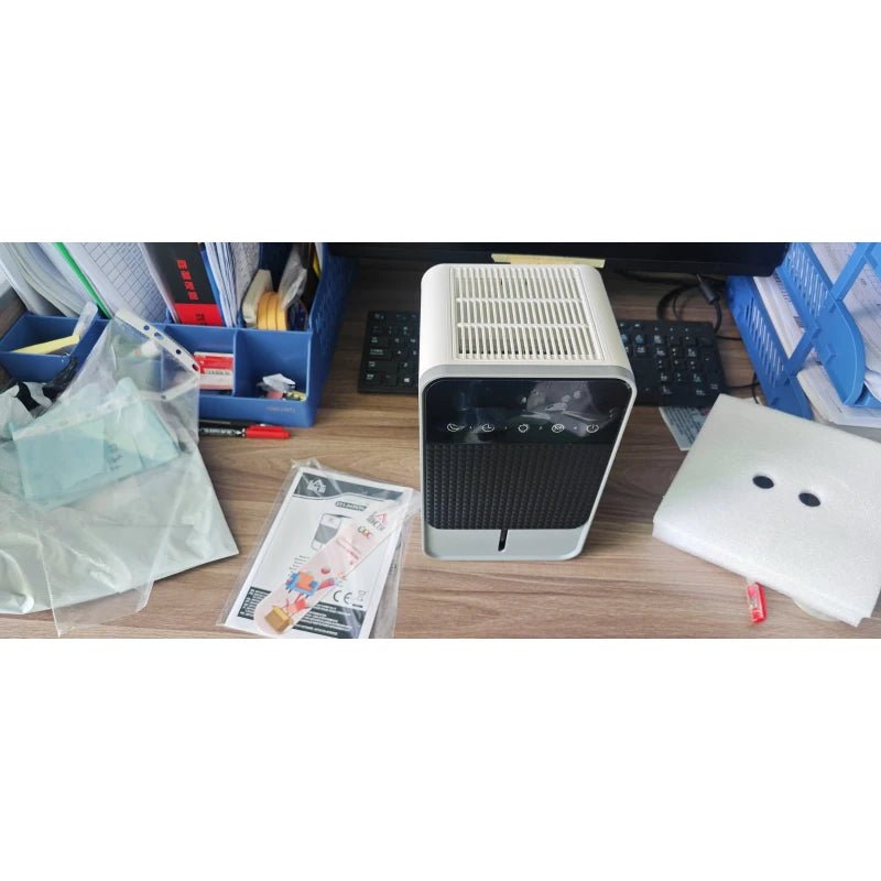 HOMCOM 400ml Compact Dehumidifier with 1.2L Tank - Trusted Building Supplies