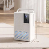 HOMCOM 400ml Compact Dehumidifier with 2L Tank - Trusted Building Supplies