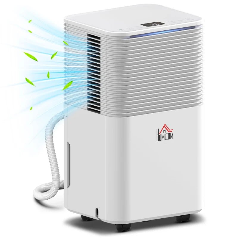 HOMCOM Portable Dehumidifier with 2L Tank and Laundry Mode - Trusted Building Supplies