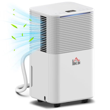 HOMCOM Portable Dehumidifier with 2L Tank and Laundry Mode - Trusted Building Supplies