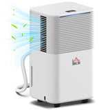 HOMCOM Portable Dehumidifier with 2L Tank and Laundry Mode - Trusted Building Supplies