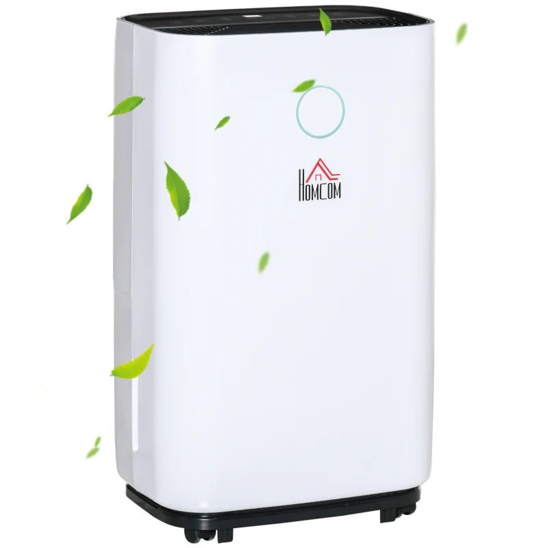 HOMCOM Portable Dehumidifier with 4L Tank and Sleep Mode - Trusted Building Supplies