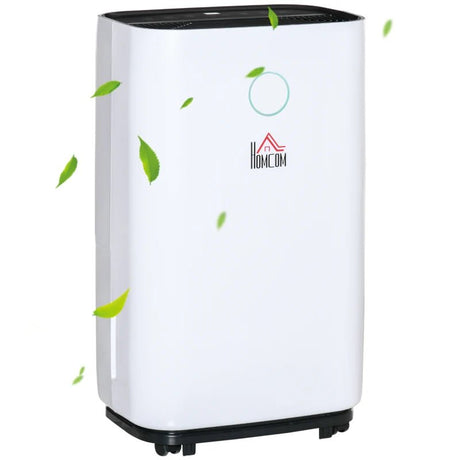 HOMCOM Portable Dehumidifier with 4L Tank and Sleep Mode - Trusted Building Supplies