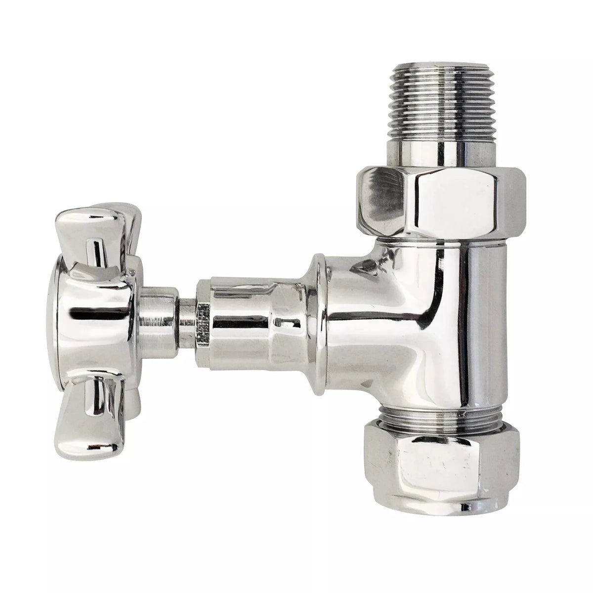 Hudson Reed Chrome Crosshead Straight Radiator Valves – Trusted ...