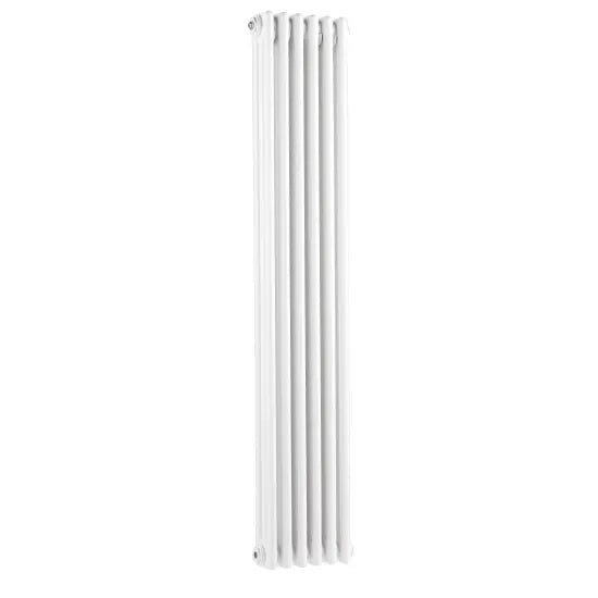 Hudson Reed Colosseum Traditional White Triple Column Radiator - 1500mm x 287mm - Trusted Building Supplies