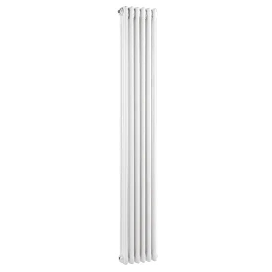 Hudson Reed Colosseum Traditional White Triple Column Radiator - 1800mm x 287mm - Trusted Building Supplies