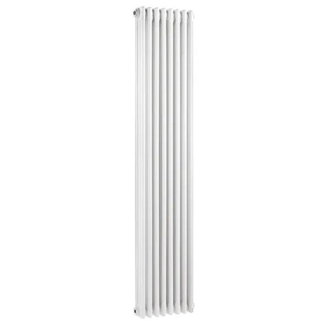 Hudson Reed Colosseum Traditional White Triple Column Radiator - 1800mm x 368mm - Trusted Building Supplies