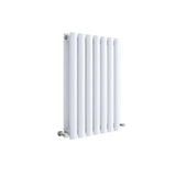 Hudson Reed Revive High Gloss White Horizontal Double Panel Radiator - 600mm x 412mm - Trusted Building Supplies