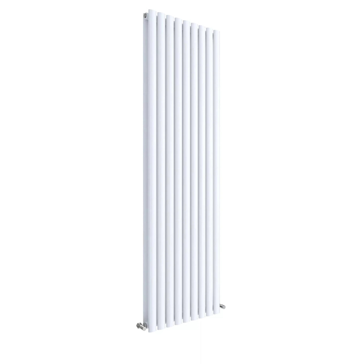 Hudson Reed Revive High Gloss White Vertical Double Panel Radiator - 1800m x 528mm - Trusted Building Supplies