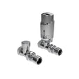 Kartell Chrome Straight Thermostatic Radiator Valve - Twin Pack - Trusted Building Supplies
