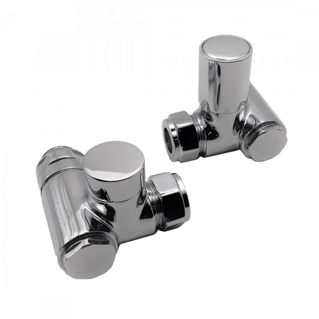 Kartell Dual Fuel Corner Radiator Valves for Heating Elements - Trusted Building Supplies