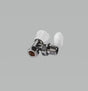 Kartell Galaxy 15mm Angled Lockshield & Wheelhead Radiator Valve - Trusted Building Supplies