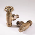 Kartell Nostalgia 15mm Angled Manual Radiator Valve - Trusted Building Supplies