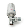 Kartell Style Angled Thermostatic Radiator Valve - Trusted Building Supplies
