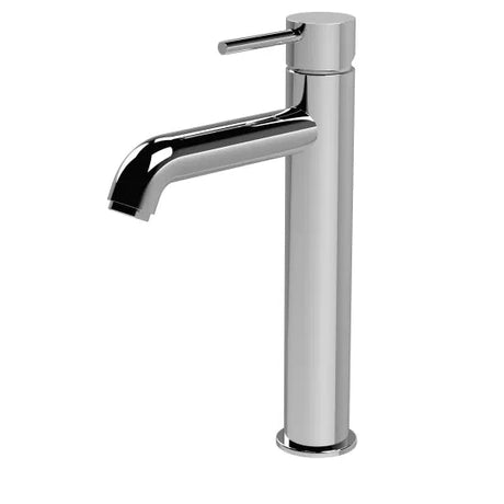 Linear Chrome High - Rise Mono Basin Mixer Tap - Trusted Building Supplies