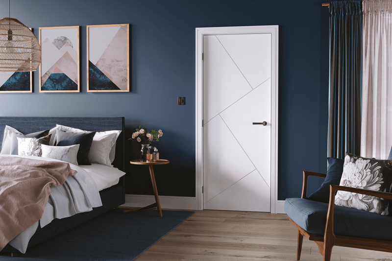 LPD Dover White Primed Internal Door - Trusted Building Supplies