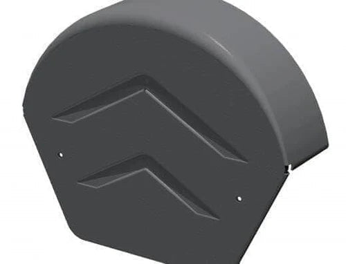 Manthorpe GDV SmartVerge PVCu Round Ridge End Cap - Pack of 2 - Trusted Building Supplies
