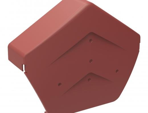 Manthorpe GPPV SmartVerge PP Angled Ridge End Cap - Pack of 2 - Trusted Building Supplies