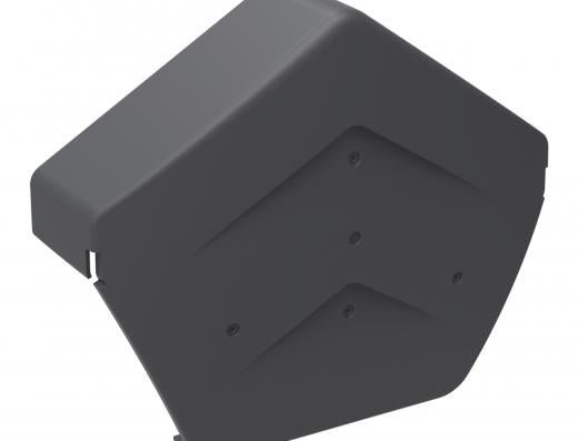 Manthorpe GPPV SmartVerge PP Angled Ridge End Cap - Pack of 2 - Trusted Building Supplies