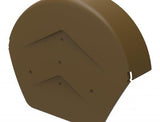 Manthorpe GPPV SmartVerge PP Round Ridge End Cap - Pack of 2 - Trusted Building Supplies