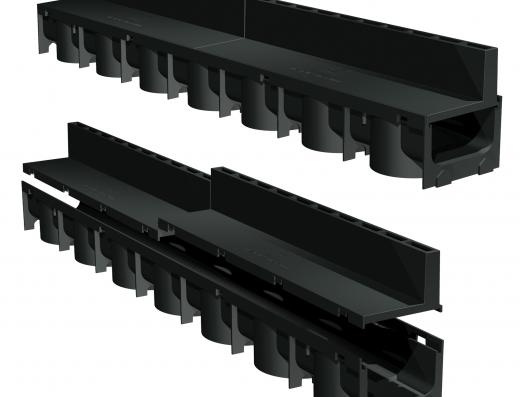 Manthorpe SlotDrain A15 Plastic Channel Drain - 1000mm - Trusted Building Supplies