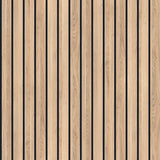 Naturepanel Hydrolock T & G Slat Wall Panel - Bleached Cuneo Oak - Trusted Building Supplies