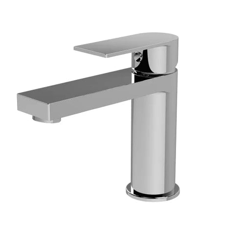 Nordic Chrome Mono Basin Mixer Tap with Push Button Waste - Trusted Building Supplies