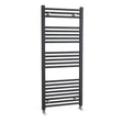 Nuie Anthracite Vertical Heated Towel Rail - 1150mm x 500mm - Trusted Building Supplies