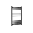 Nuie Choice Anthracite Vertical Heated Towel Rail - 800mm x 500mm - Trusted Building Supplies