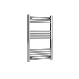 Nuie Choice Chrome Vertical Heated Towel Rail - 800mm x 500mm - Trusted Building Supplies