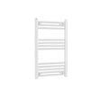 Nuie Choice Matt White Vertical Heated Towel Rail - 800mm x 500mm - Trusted Building Supplies