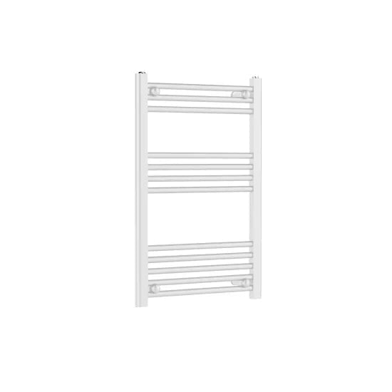 Nuie Choice Matt White Vertical Heated Towel Rail - 800mm x 500mm - Trusted Building Supplies