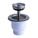 Nuie Chrome Mini Basket Strainer Basin Waste - Trusted Building Supplies