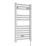 Nuie Chrome Vertical Electric Heated Towel Rail - 720mm x 400mm - Trusted Building Supplies