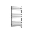 Nuie Chrome Vertical Electric Heated Towel Rail - 840mm x 500mm - Trusted Building Supplies