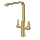 Nuie Churni Mono Kitchen Sink Mixer Tap Dual Lever Handle - Trusted Building Supplies