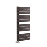 Nuie Elgin Anthracite Horizontal Heated Towel Rail - 1080mm x 550mm - Trusted Building Supplies
