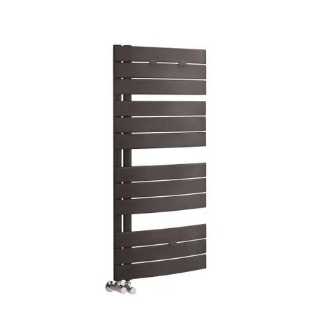Nuie Elgin Anthracite Horizontal Heated Towel Rail - 1080mm x 550mm - Trusted Building Supplies