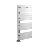Nuie Elgin Chrome Horizontal Heated Towel Rail - 1080mm x 550mm - Trusted Building Supplies