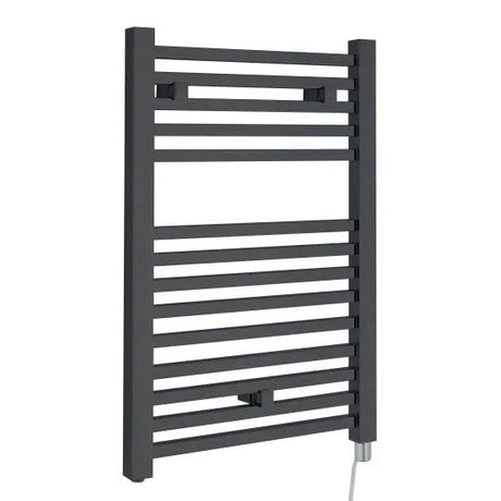 Nuie Eton Anthracite Vertical Single Panel Radiator - 690mm x 500mm - Trusted Building Supplies