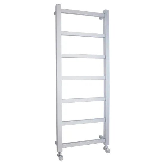 Nuie Eton Chrome Horizontal Heated Towel Rail - 1200mm x 450mm - Trusted Building Supplies