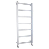 Nuie Eton Chrome Horizontal Heated Towel Rail - 1200mm x 450mm - Trusted Building Supplies