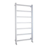 Nuie Eton Chrome Horizontal Heated Towel Rail - 1200mm x 600mm - Trusted Building Supplies