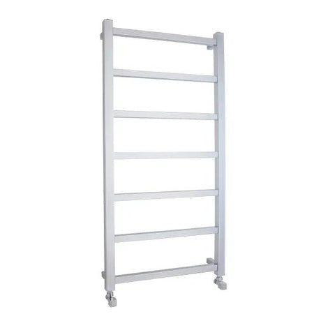 Nuie Eton Chrome Horizontal Heated Towel Rail - 1200mm x 600mm - Trusted Building Supplies