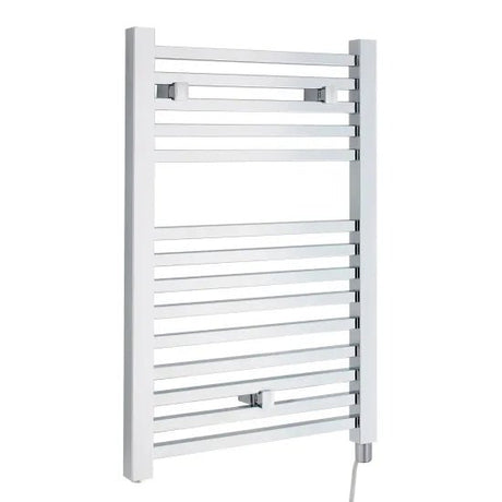 Nuie Eton Chrome Vertical Single Panel Radiator - 690mm x 500mm - Trusted Building Supplies