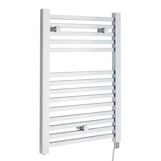 Nuie Eton Chrome Vertical Single Panel Radiator - 690mm x 500mm - Trusted Building Supplies