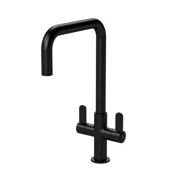 Nuie Kosi Mono Kitchen Sink Mixer Tap Dual Lever Handle - Trusted Building Supplies