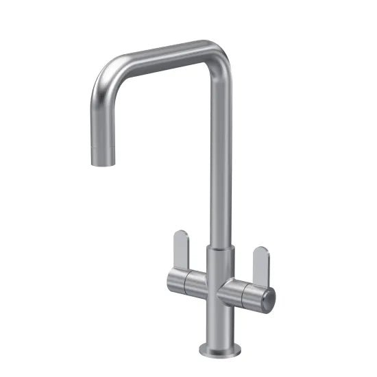 Nuie Kosi Mono Kitchen Sink Mixer Tap Dual Lever Handle - Trusted Building Supplies