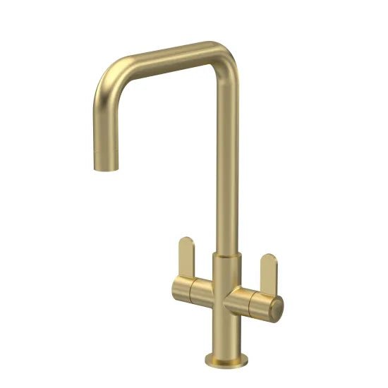 Nuie Kosi Mono Kitchen Sink Mixer Tap Dual Lever Handle - Trusted Building Supplies