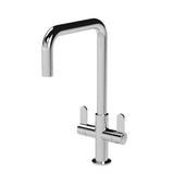 Nuie Kosi Mono Kitchen Sink Mixer Tap Dual Lever Handle - Trusted Building Supplies